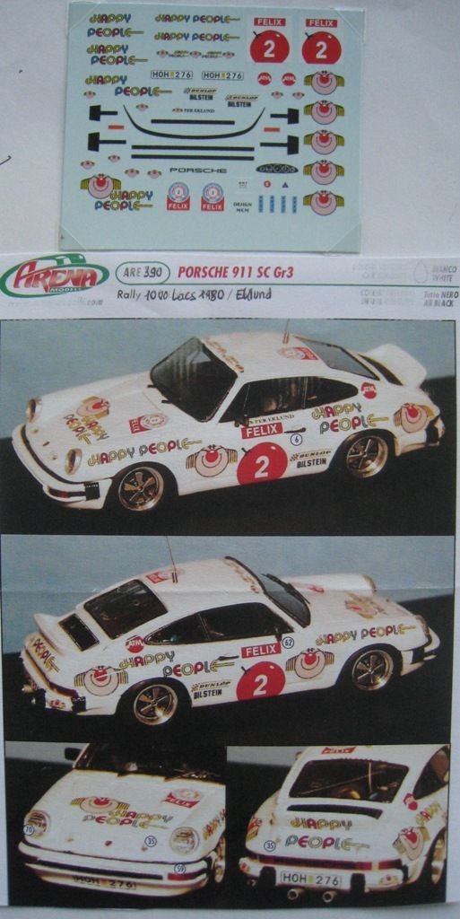 Miniature Porsche 911 1/43 Trofeu S 24h Le Mans 1972 #40 1:43 - Voiture