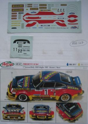 Décalcomanies Peugeot 206 WRC Rallye De Suède 2000 - Échelle 1/43, Neuves