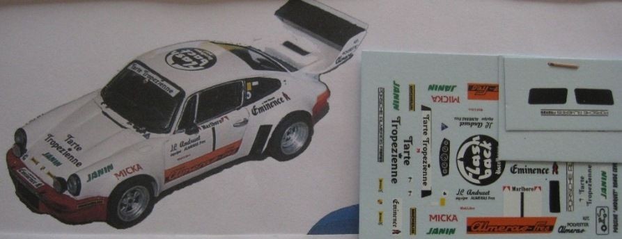 Décal 1/43eme AYME / AYME PORSCHE 911 RALLYE MONTE-CARLO 1984