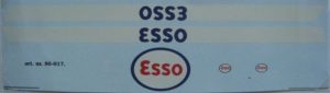 ESSO POUR SEMI CITERNE 1/50e DECAL DMC