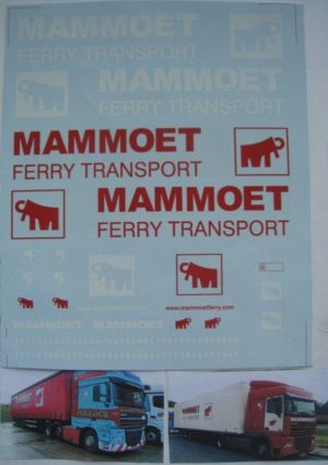 MAMMOET FERRY TRANSPORT 1/50e DECAL DMC