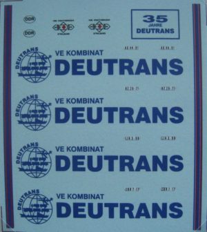 DEUTRANS 1/50e DECAL DMC