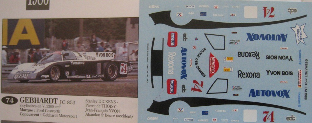 Spark Porsche 961 Presentation Car Le Mans 1986 1/43 Scale KBS040