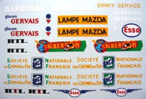 DECAL RESTAURATION DINKY TOYS n° 3
