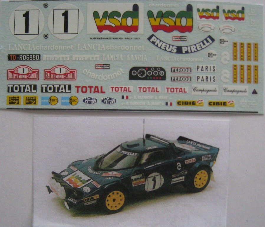 Programme Officiel D'époque - Rallye Monte Carlo 1980 - Lancia Stratos