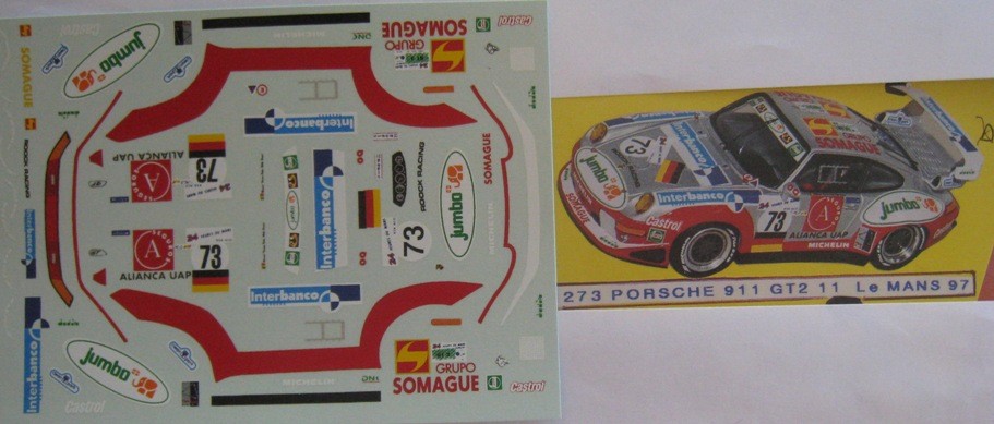 Porsche 911 GT2 Le Mans 1997 N°78 (Lagniez) - Provence Moulage 1/43 - Résine - Occasion