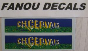 DECAL DINKY TOYS CH.GERVAIS