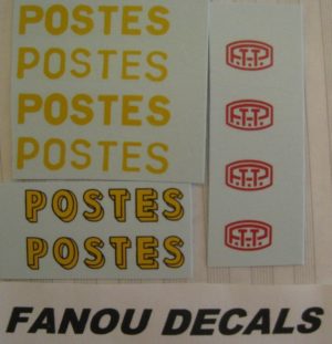 DECAL DINKY TOYS POSTES