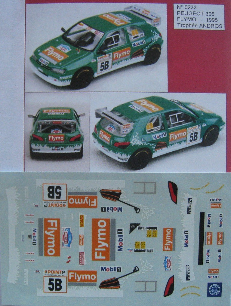 1:43 Peugeot 306 Chatriot Alliot Flymo 1996 Trophee Andros Mini Racing cod 0263 gebaut - Österreich