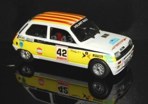RENAULT 5 COUPE n° 42 RALLYE MONTSENY GUILLERIES 1985 DECAL 1/43e
