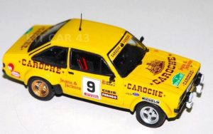 FORD ESCORT MKII n° 9 CRIT.MONTSENY GUILLERIES 1980 DECAL 1/43e