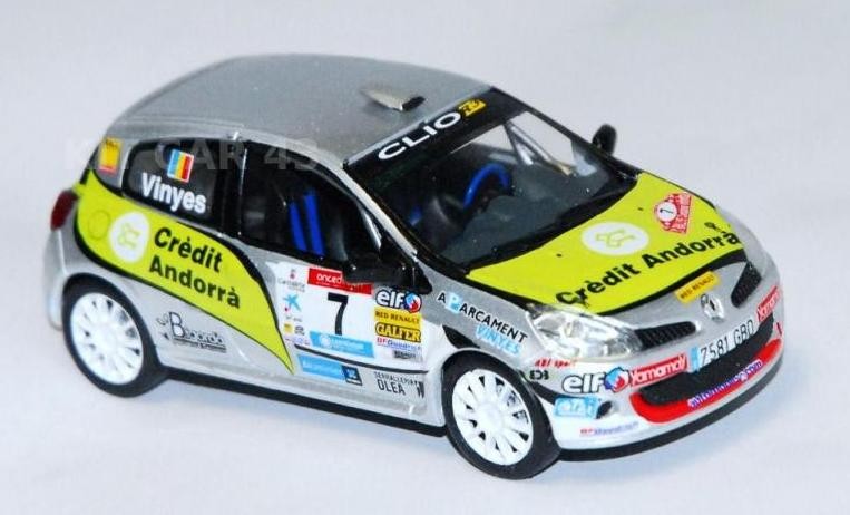 Décalcomanies 1/43 Pour Renault Clio R3 Rallye Monte-Carlo 2010 - Eric Mauufrey - Neuf