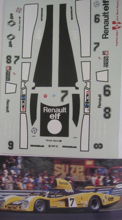 decals decalcomanie 1/43 ALPINE A210 LE MANS 1967 n. 46 slot