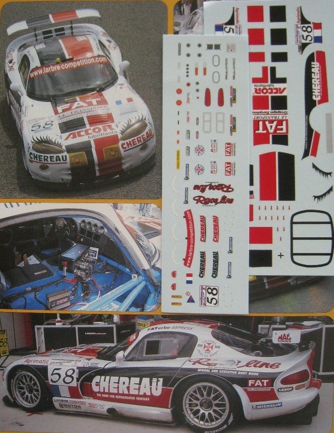 Chrysler Viper GTS-R N°58 – Larbre Competition – 24H Du Mans 2001 – IXO 1/43