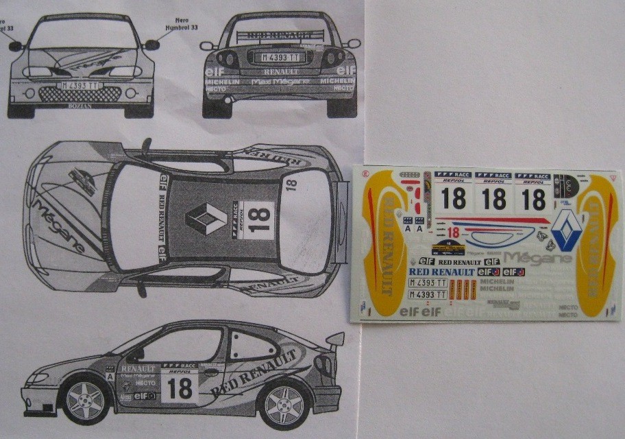 PROVENCE MOULAGE 1/43 RENAULT 21 R21 TURBO TOUR DE CORSE 88 ANDRIE