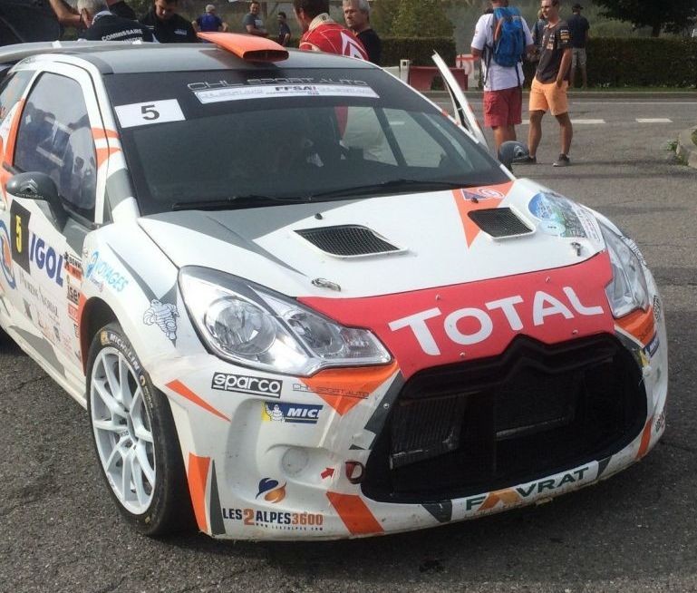 CITROEN DS3 R5 n° 5 RALLYE DU MONT BLANC 2016 BONATO DECAL 1/43e