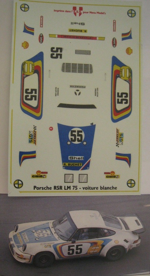 Décalcomanie Porsche 911 LM Le Mans N°27 Promo échelle 1/43 - Occasion