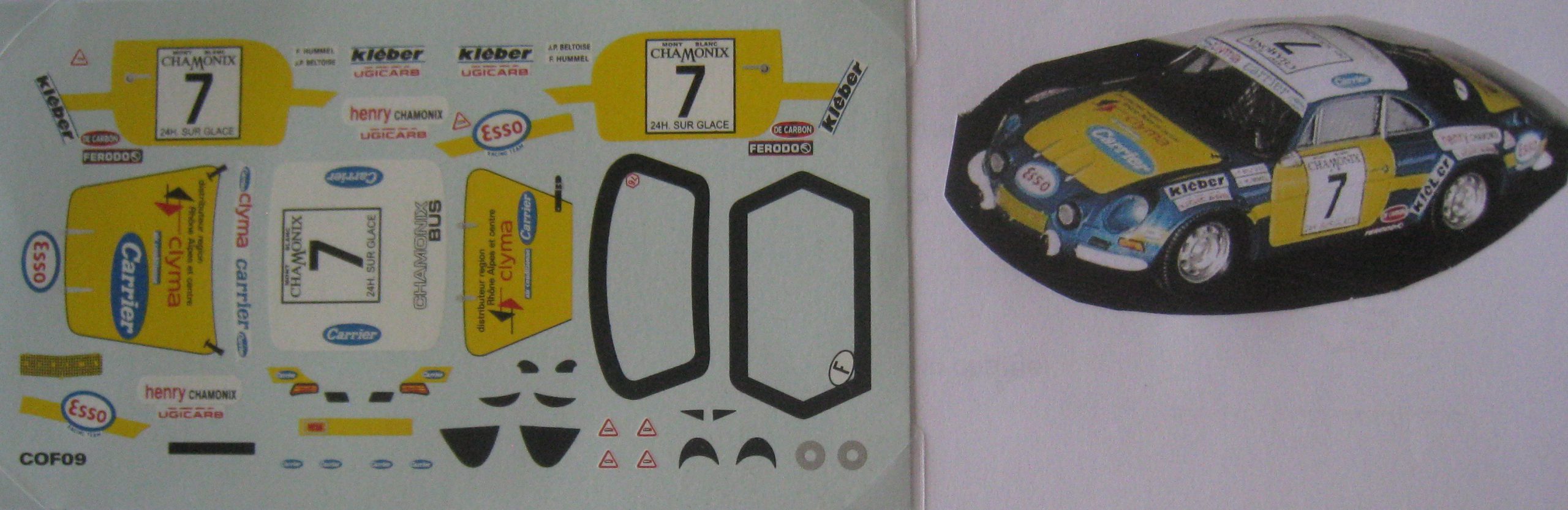 Trofeu Alpine Renault A110 24H Chamonix 1976 - Échelle 1/43 - Occasion