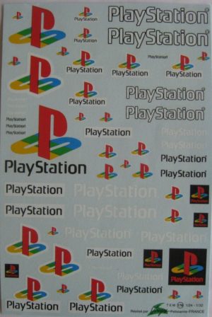 PLAYSTATION DECAL 1/24e