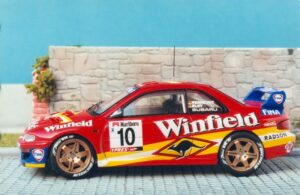 SUBARU IMPREZA WRC n° 10 RALLYE YPRES 1998 VERREYDT DECAL 1/43e