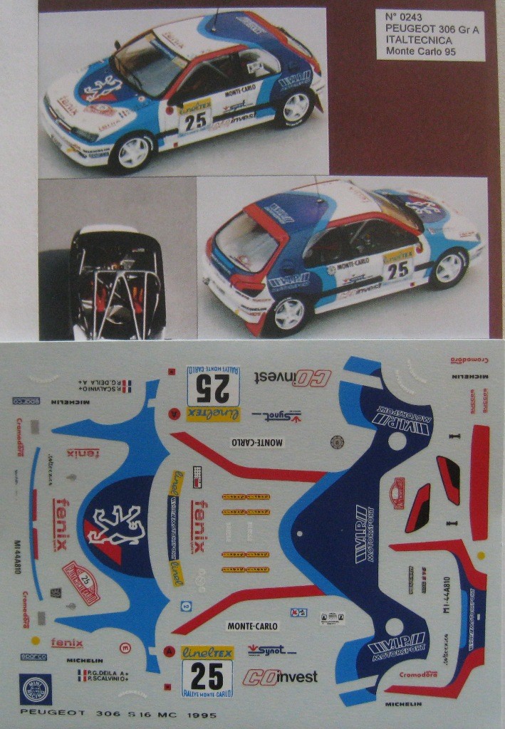 STICKER Peugeot 306 Rallye