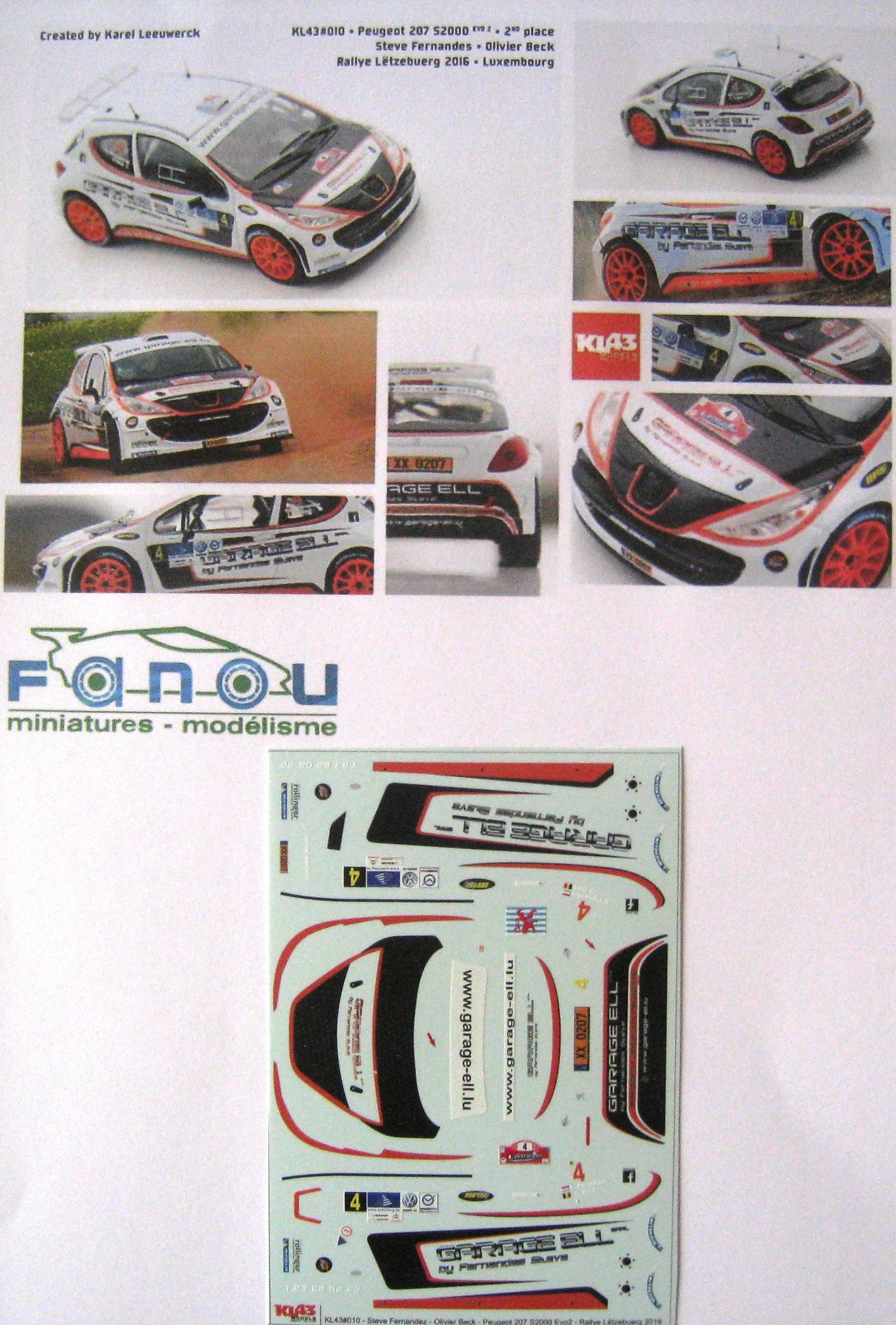 b>Decals</b> <b>Peugeot</b> <b>208</b> <b>Rally</b> <b>Cataluña</b> <b>2015</b> <b>79</b> <b>1:32</b> <b>1:43</b> <b>1:24</b