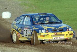 FORD ESCORT RS 2000 n° 18 RAC RALLY 1995 EVANS DECAL 1/43e