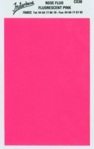 DECAL APPLAT ROSE FLUO REF CO30